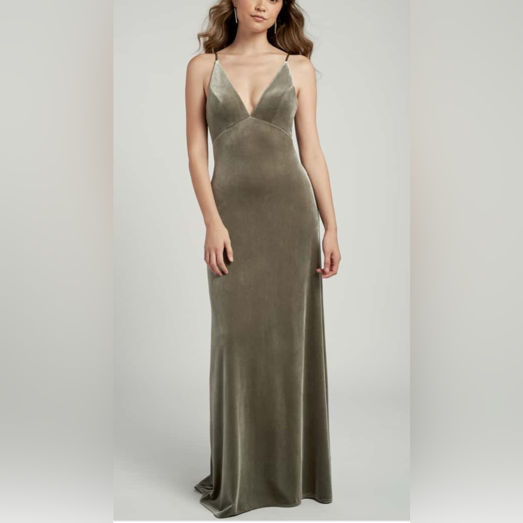 Jenny Yoo | Bhldn Melanie Dress In Sage Green